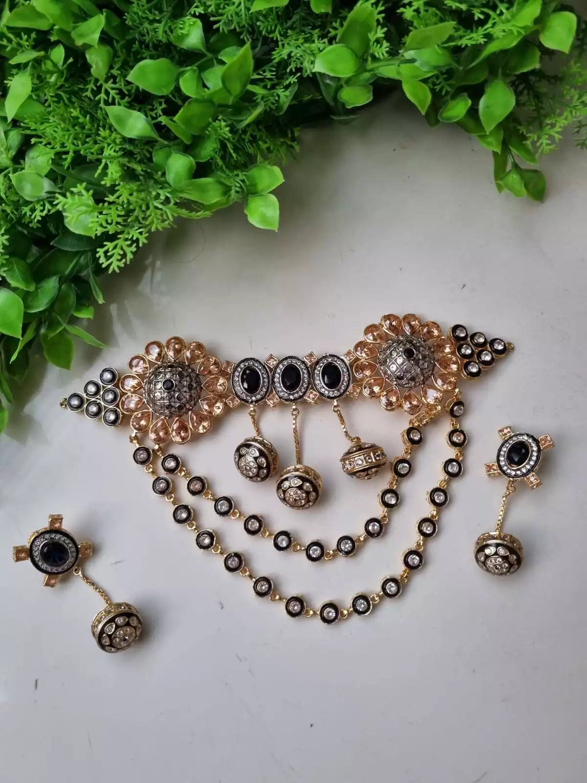 Meenakari maala style set Secondary image