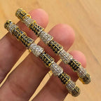 Jarao zircon bangle pair-054