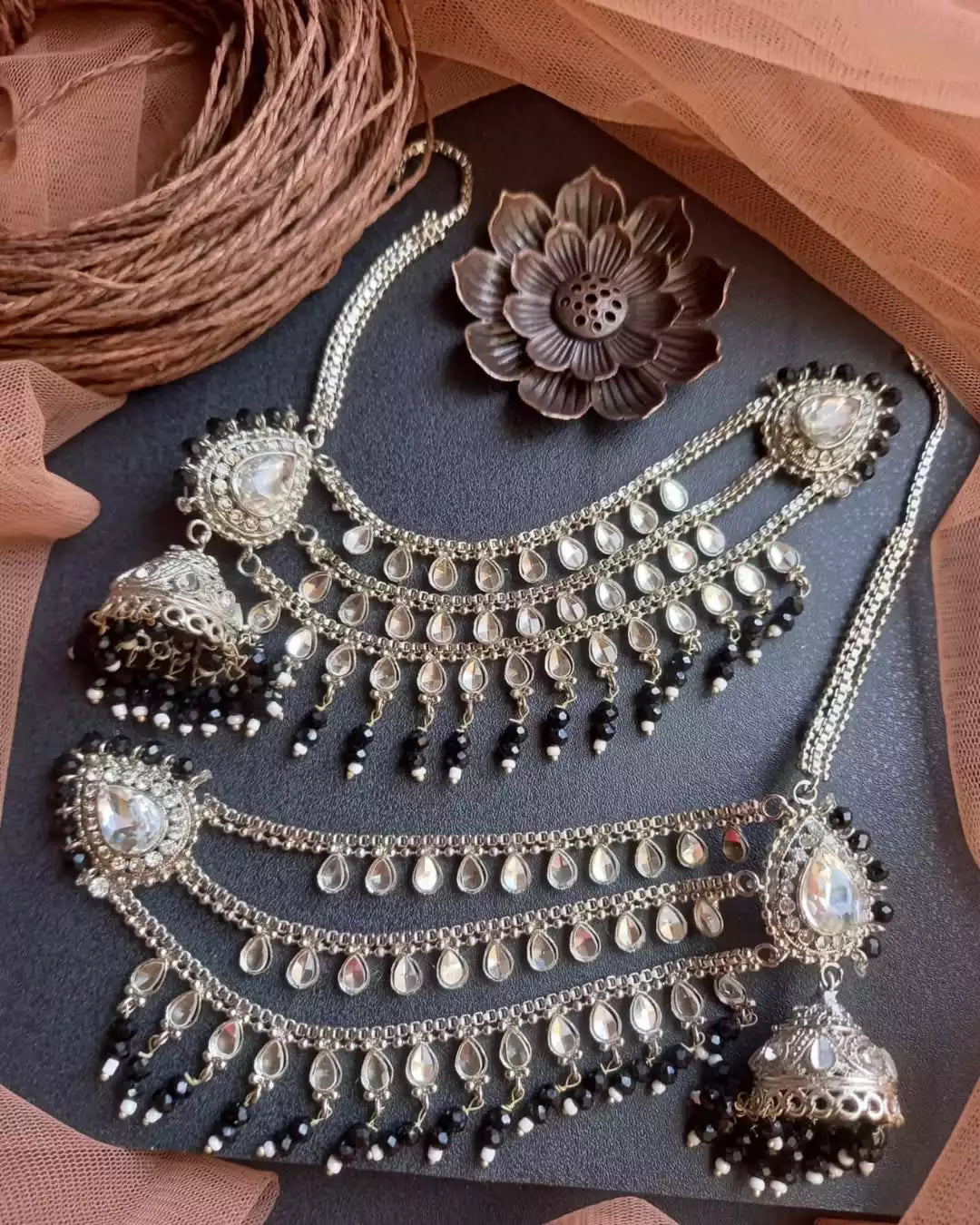 Kundan sahara earrings