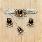 Designer choker set with teeka