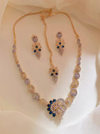 Indian necklace set with teeka