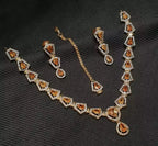 Micro zircon necklace set