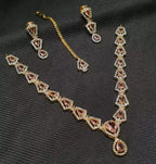 Micro zircon necklace set