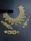 Zircon AD necklace set with teeka