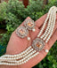 Zirconia pearl choker set