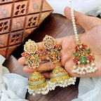 Noratan jhumka earrings