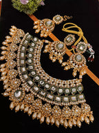 Indian kundan necklace set