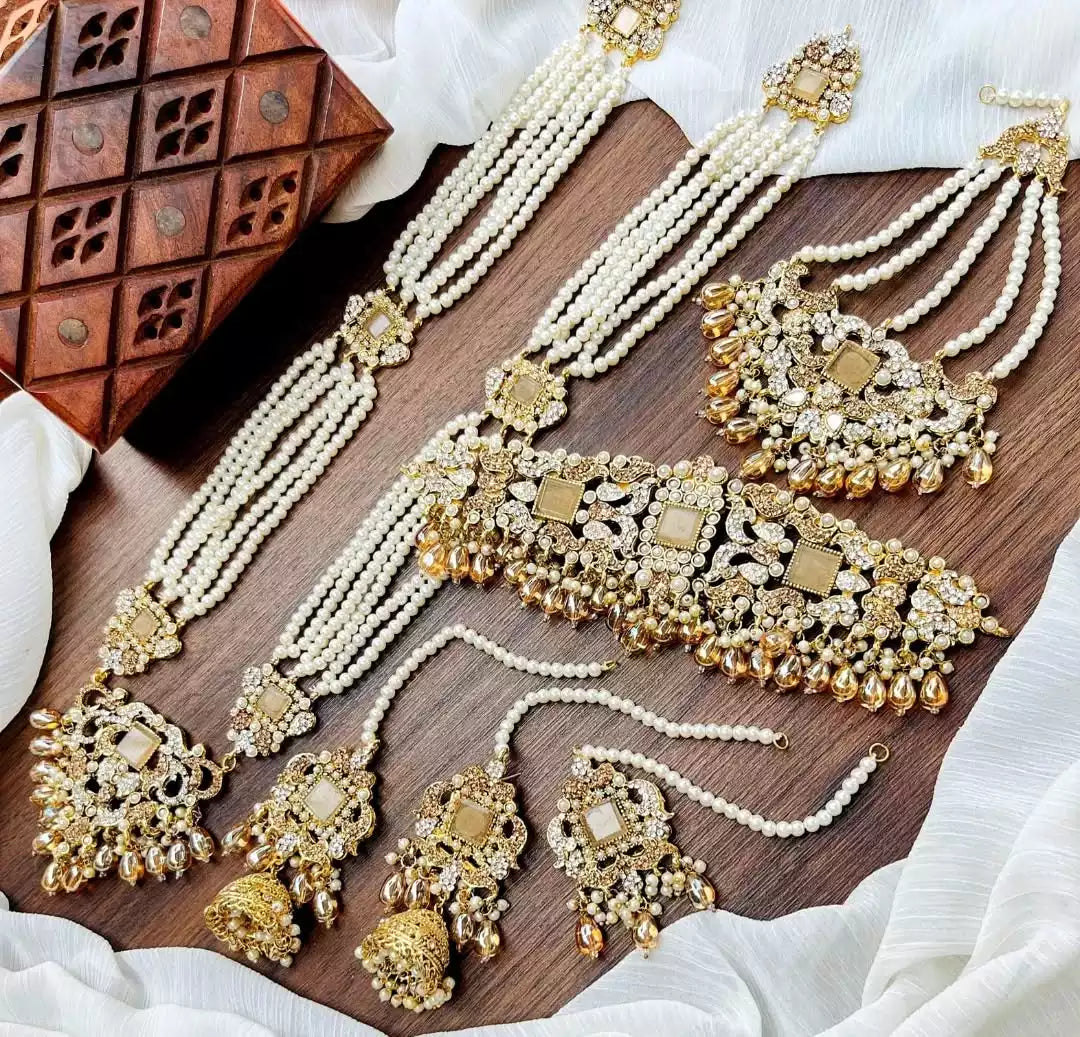 Royal pearl bridal set Secondary image