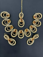 Miro zircon necklace set
