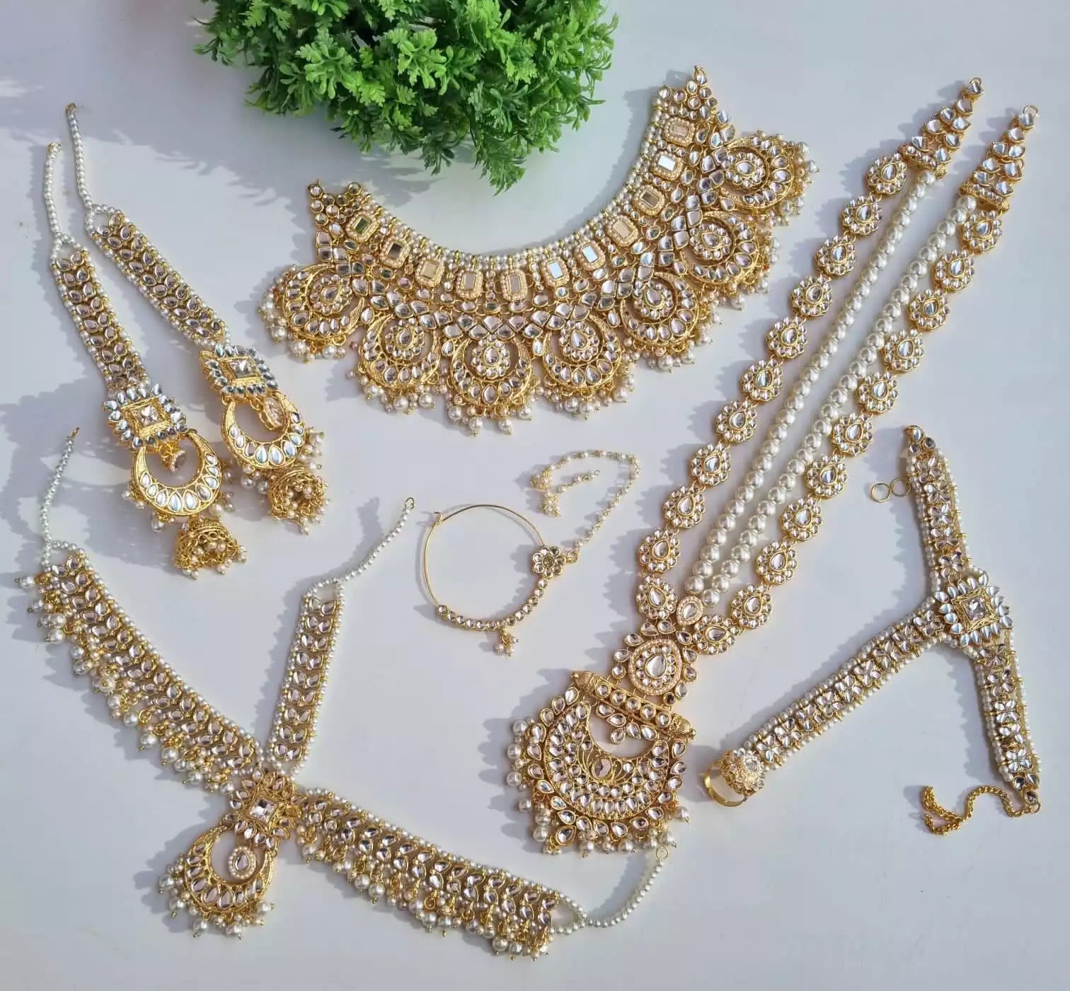 Kundan complete bridal package