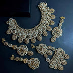 Zircon bridal set with jhumar