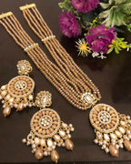 Sheesh kundan long maala set