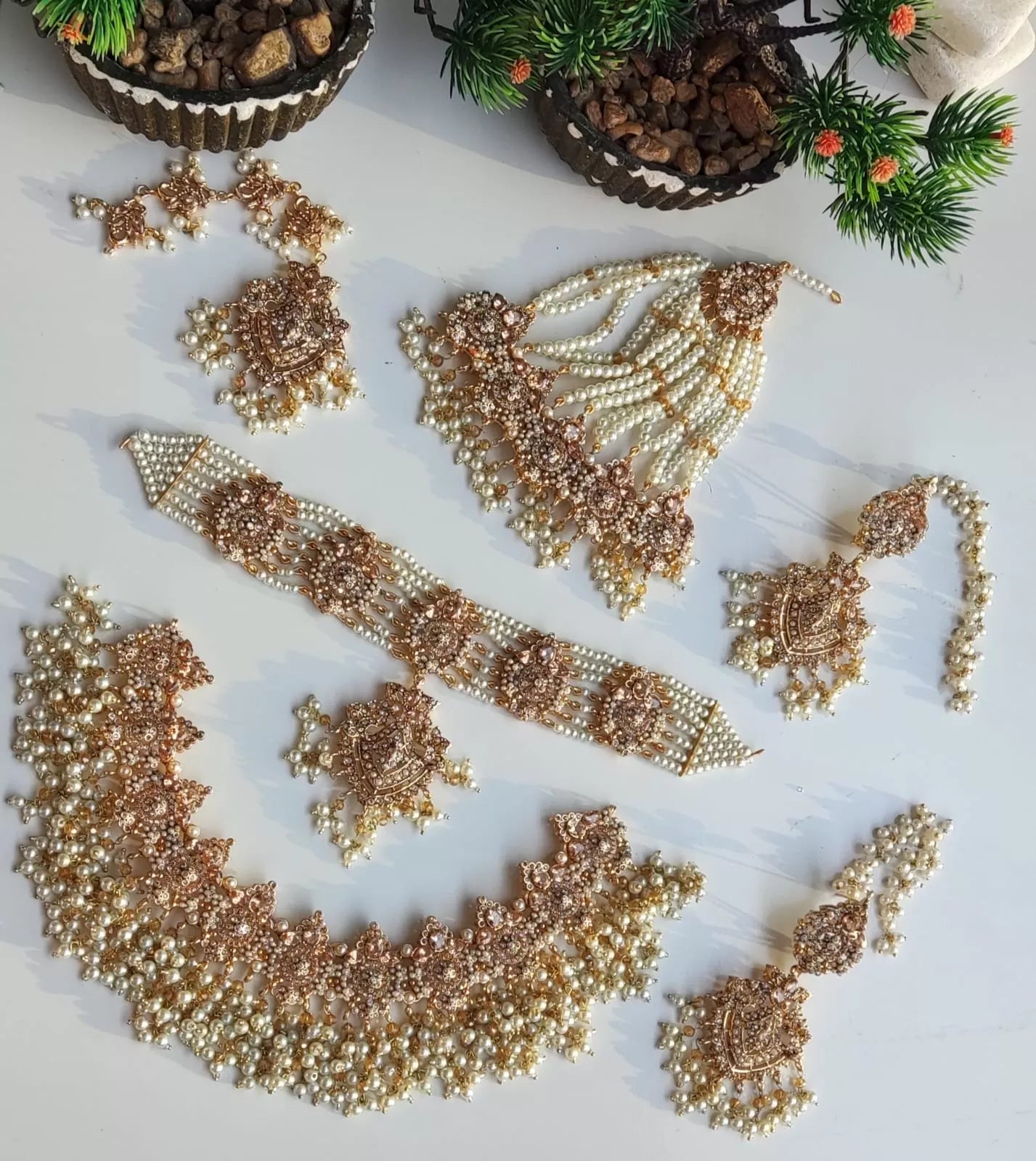 Real Chetam double bridal set
