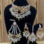 Handmade collar set with jhumar