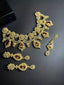Zircon necklace set with teeka