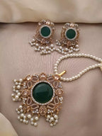 Egyptian zircon pendant set-020