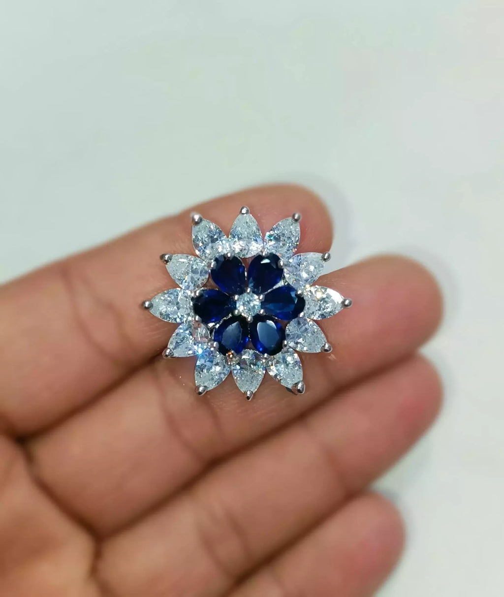 Zircon AD floral ring