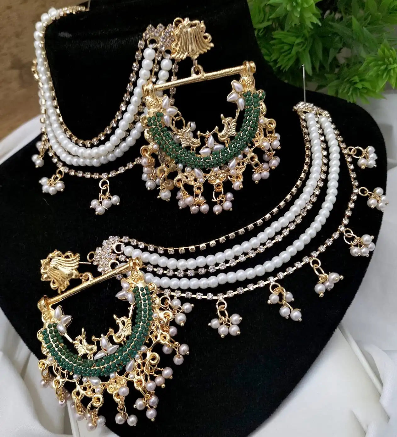 Noratan earrings with saharay Main image