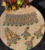 Indian kundan set with jhumar