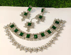 Double layer zircon bridal set