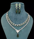 Double layer necklace set