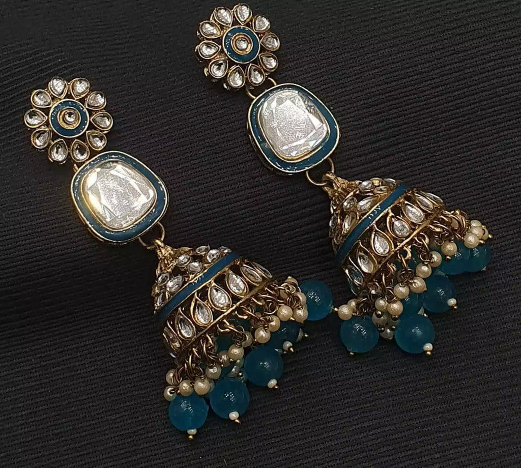 Indian kundan jhumki