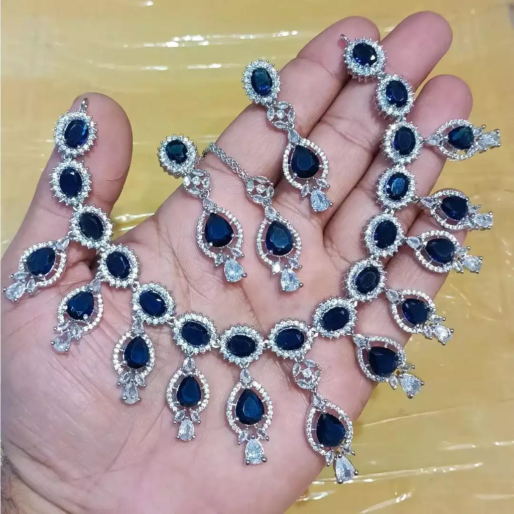 American diamond necklace set