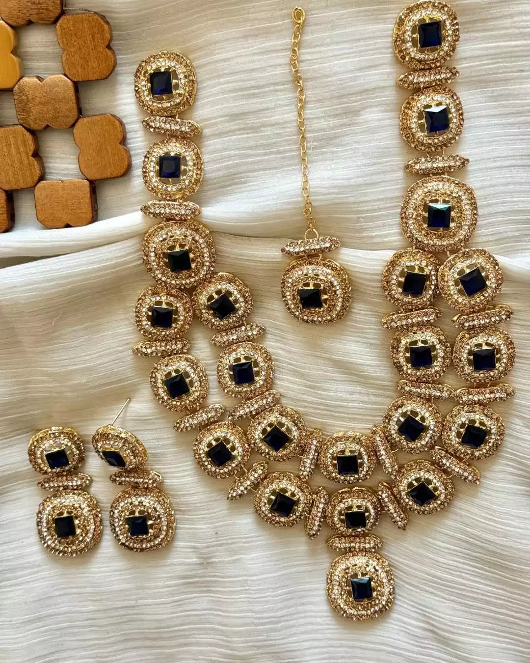 Zircon double layer maala set