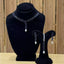 Delicate necklace set with teeka