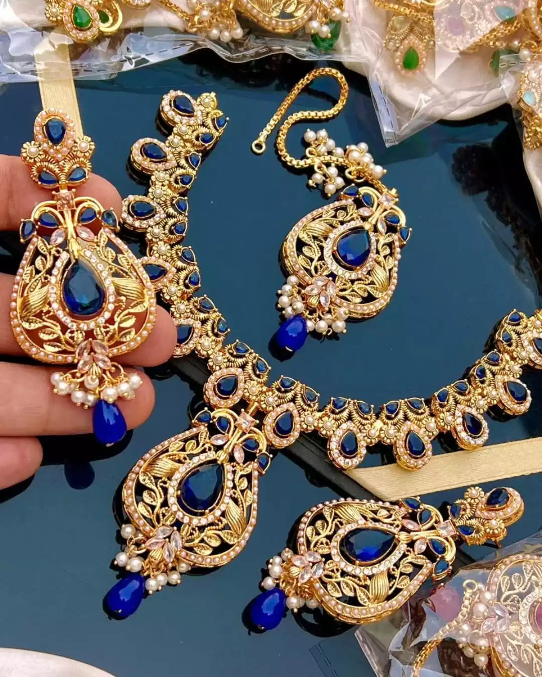 Gold plated designer set