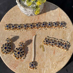 Zircon set with bracelet