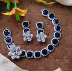 Micro Zircon AD floral set
