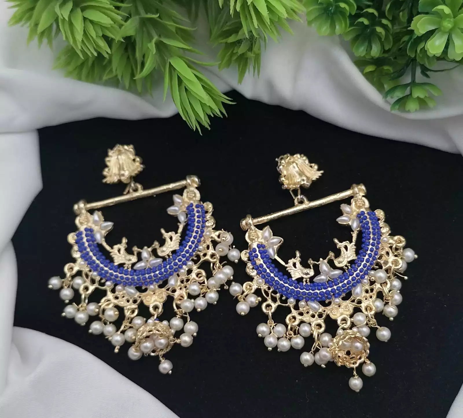 Designer jhumki earrings