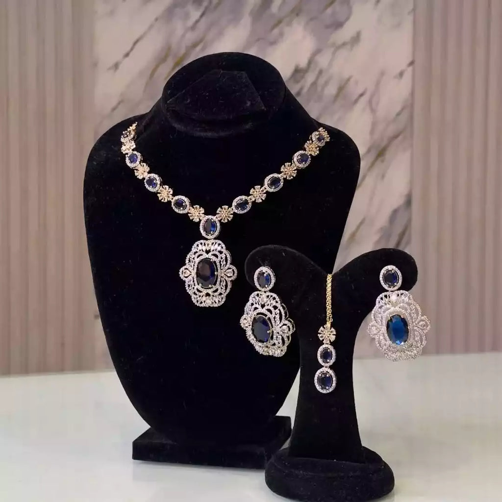 American diamond necklace set