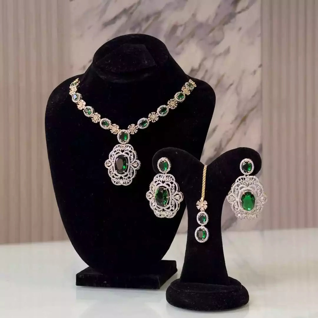 American diamond necklace set