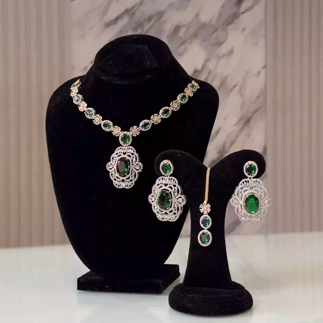 American diamond necklace set