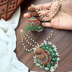 Noratan jhumki with saharay