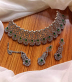 American diamond bridal set