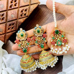 Noratan jhumka earrings