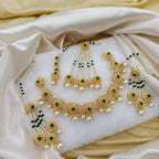 Zircon bridal jhumar set