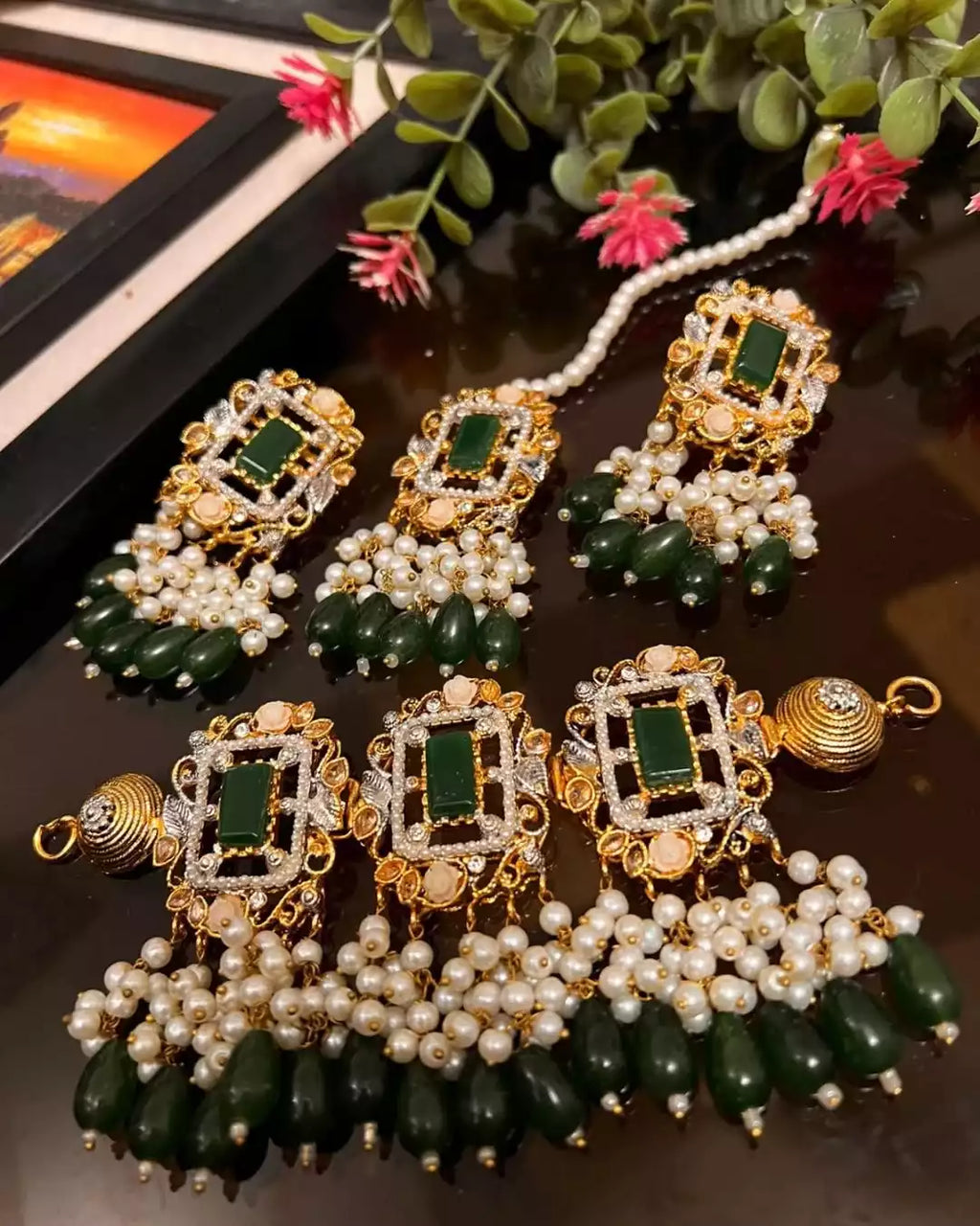 Handmade designer choker set