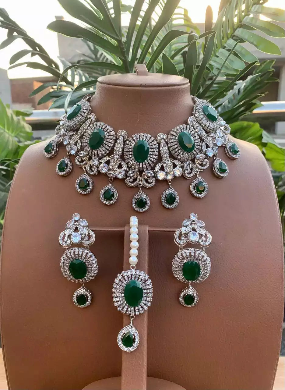 Rp jarao bridal set with teeka