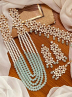 Heavy bridal kundan maala set