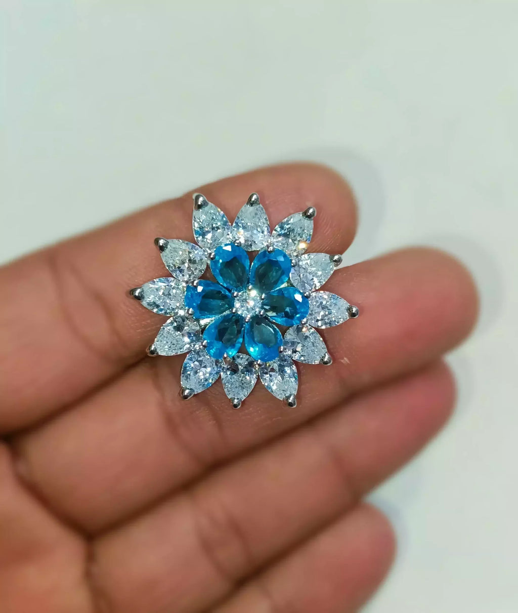 Zircon AD floral ring