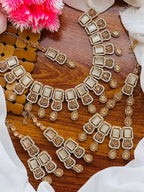 Zircon bridal set with jhumar