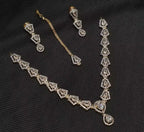 Micro zircon necklace set