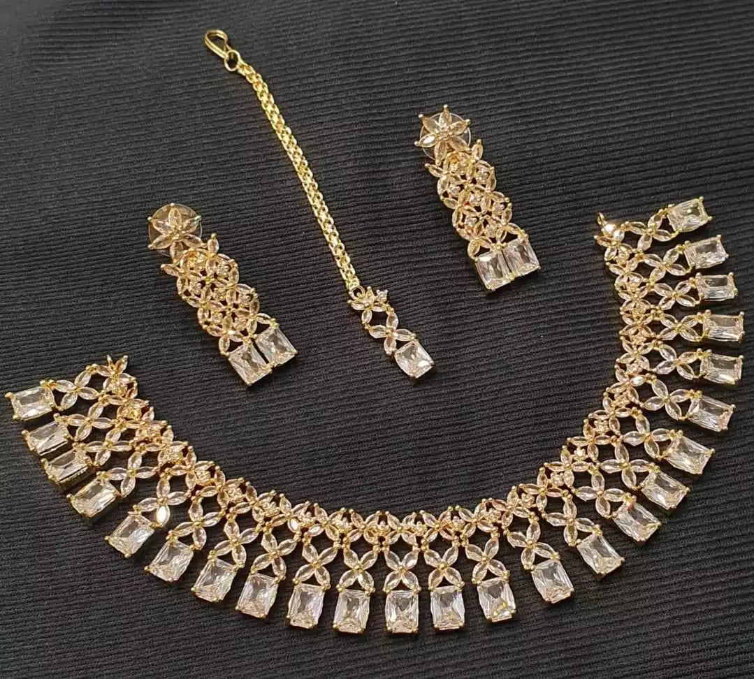 American diamond necklace set