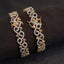 Indian zircon openable bangle pair