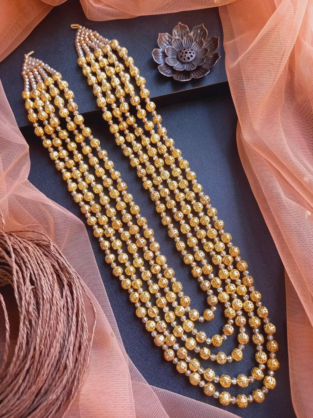 5 layer long maala set