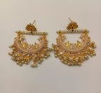 Gold plated designer earrings